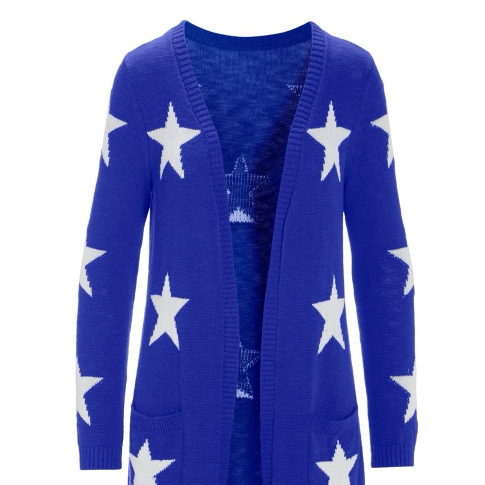 Star Print Cardigan-Boston Proper